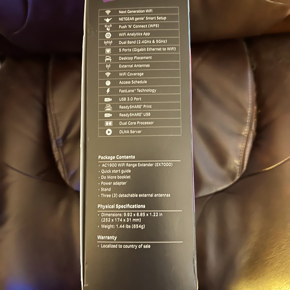 Netgear Nighthawk EX7000 AC1900 WiFi Mesh Wireless Range Extender Signal Booster - Picture 4 of 7